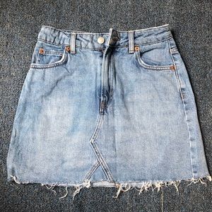 Topshop moto mini skirt